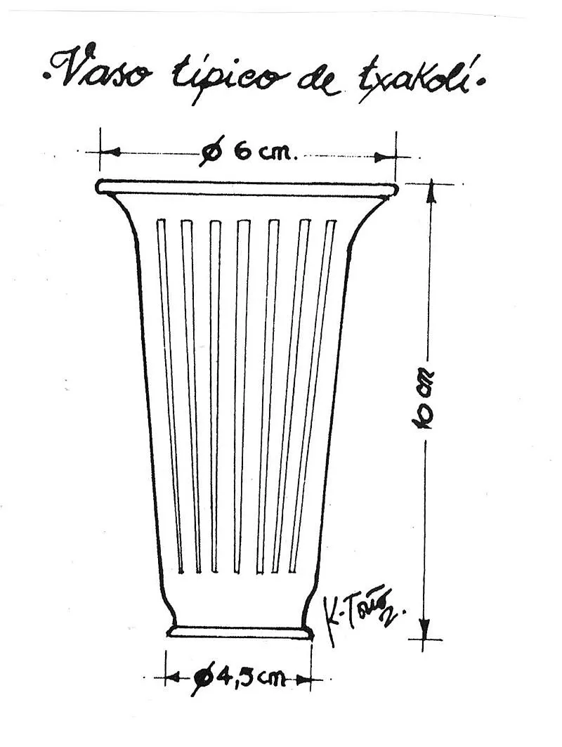 100 vaso de txakoli