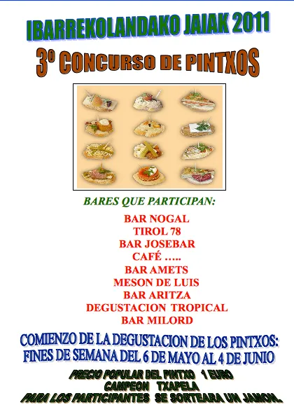 concurso de pintxos