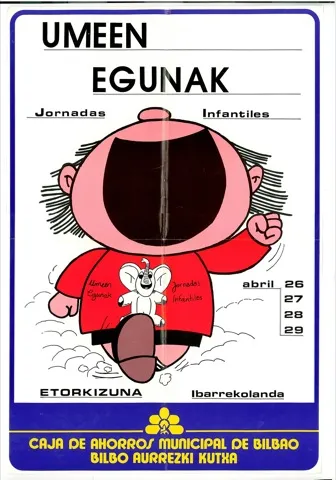 1984 - 6. Umeen egunak kartela