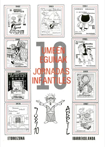 1988 - 10. Umeen egunak kartela