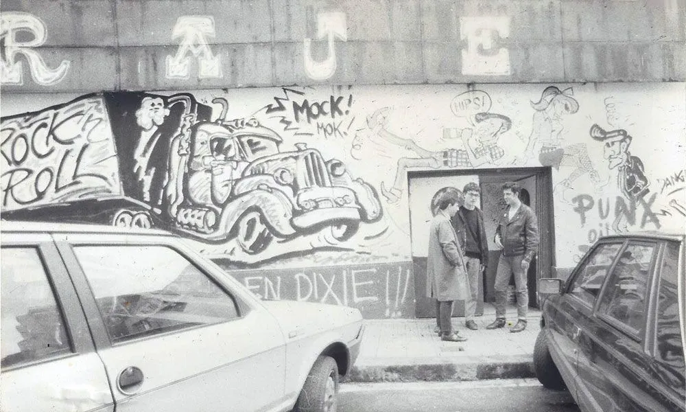 Juan de Urbieta discoteca El garaje-1985 _ www.bifmradio.com
