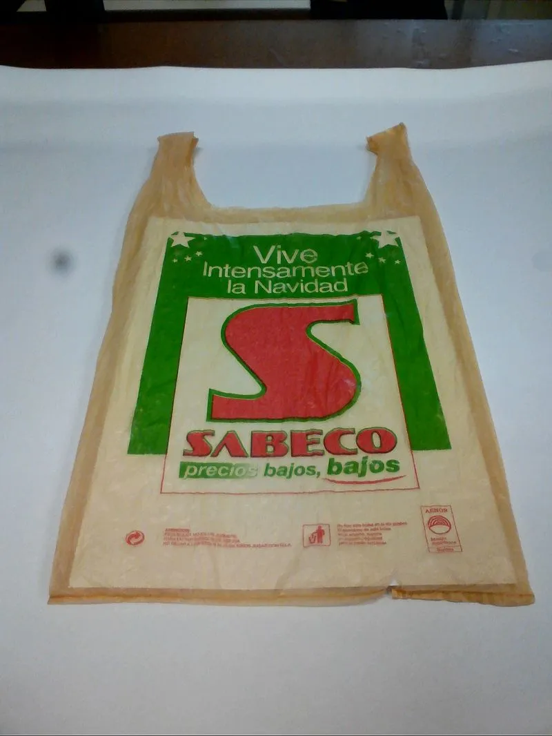bolsa del supeermercado Sabeco